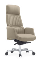 Кресло RV DESIGN Lavoro (A2411-1) кожа светло-бежевая